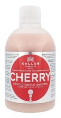Hoitoshampoo vaurioituneille hiuksille Kallos Conditioning Shampoo With Cherry Seed Oil 1000 ml hinta ja tiedot | Shampoot | hobbyhall.fi
