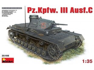 Miniart - Pz.Kpfw. III Ausf.C, 1/35, 35166 hinta ja tiedot | LEGOT ja rakennuslelut | hobbyhall.fi