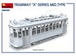 Miniart - Tramway "X" Series Mid Type, 1/35, 38026 hinta ja tiedot | LEGOT ja rakennuslelut | hobbyhall.fi