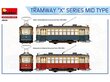 Miniart - Tramway "X" Series Mid Type, 1/35, 38026 hinta ja tiedot | LEGOT ja rakennuslelut | hobbyhall.fi