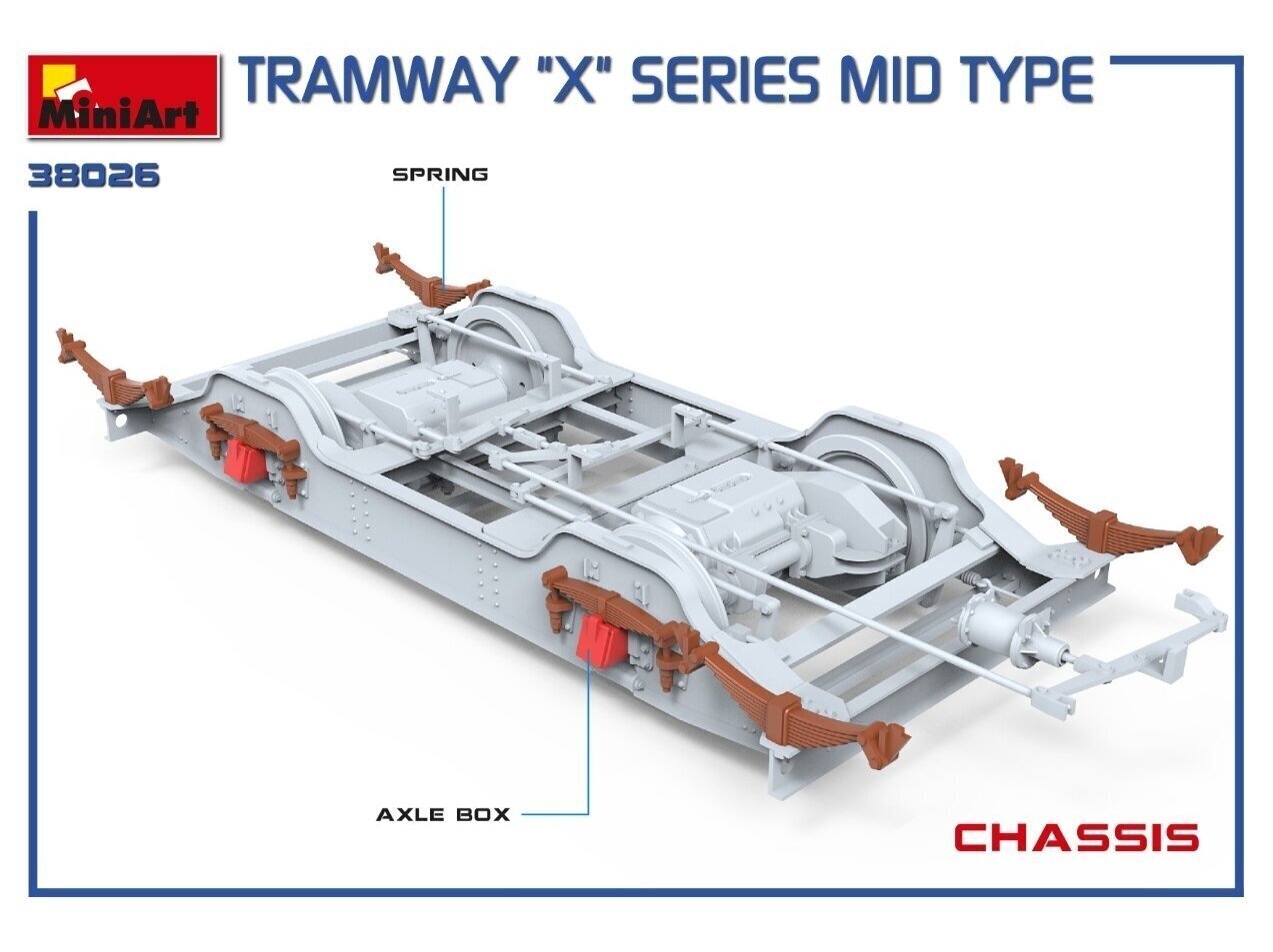 Miniart - Tramway "X" Series Mid Type, 1/35, 38026 hinta ja tiedot | LEGOT ja rakennuslelut | hobbyhall.fi