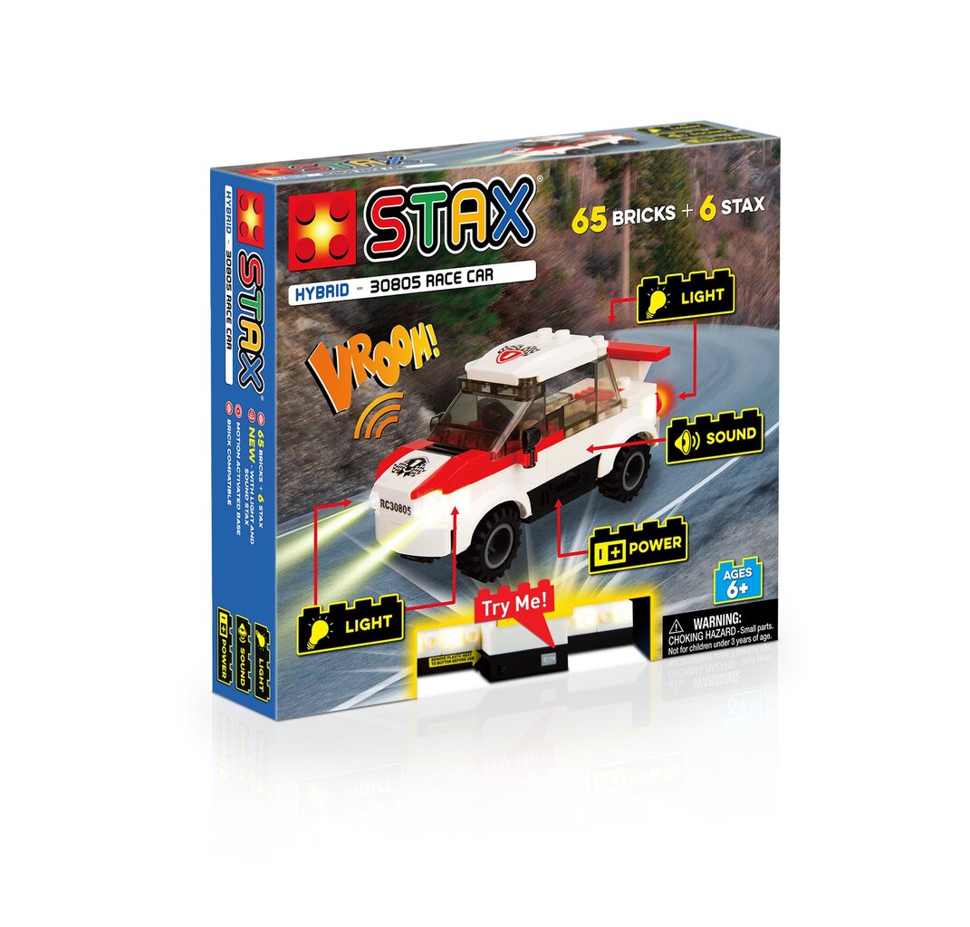 Rakennussetti STAX Hybrid, Kilpa-auto, 30805, 70 osaa hinta ja tiedot | LEGOT ja rakennuslelut | hobbyhall.fi