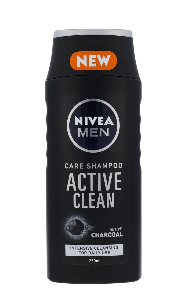 Nivea Men Active Clean shampoo miehille 250 ml hinta ja tiedot | Shampoot | hobbyhall.fi