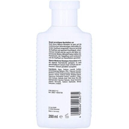 Alpecin Medicinal shampoo 200 ml hinta ja tiedot | Shampoot | hobbyhall.fi