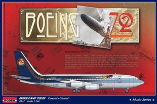 Liimattava pienoismalli Roden 317 Boeing 720 'Caesar's Chariot' 1/144 hinta ja tiedot | Koottavat pienoismallit | hobbyhall.fi