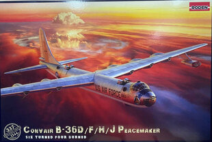 Liimattava pienoismalli Roden 337 Convair B-36D Peacemaker 1/144 hinta ja tiedot | Koottavat pienoismallit | hobbyhall.fi
