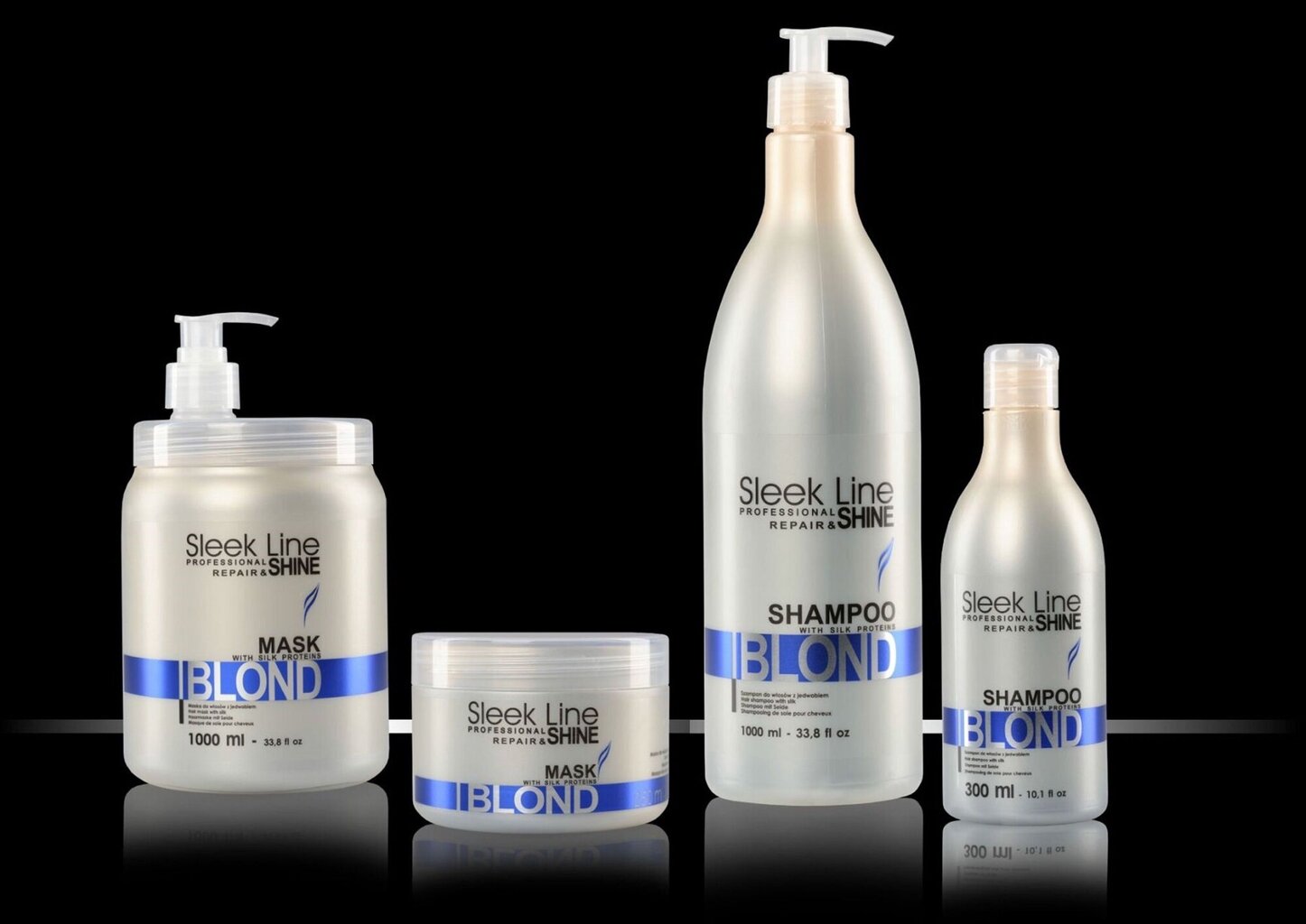 Stapiz Sleek Line Blond shampoo 300 ml hinta ja tiedot | Shampoot | hobbyhall.fi