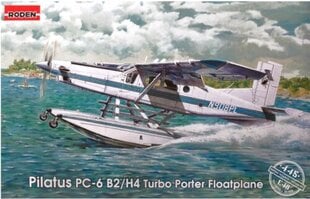 Liimattava pienoismalli Vesitaso Roden 445 Pilatus PC-6 B2/H4 Turbo Porter 1/48 hinta ja tiedot | Koottavat pienoismallit | hobbyhall.fi