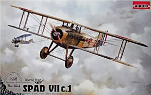 Liimattava pienoismalli Roden 604 Spad VII cI 1/32 hinta ja tiedot | Koottavat pienoismallit | hobbyhall.fi