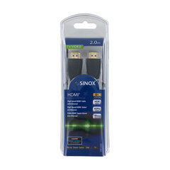 HDMI-kaapeli SINOX SXV1261, 2.0m hinta ja tiedot | Kaapelit ja adapterit | hobbyhall.fi