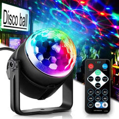 RGB LED Diskopallo hinta ja tiedot | Juhlakoristeet | hobbyhall.fi