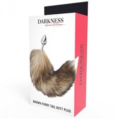 Darkness Brown Furry Tail Butt Plug hinta ja tiedot | Anaalilelut | hobbyhall.fi