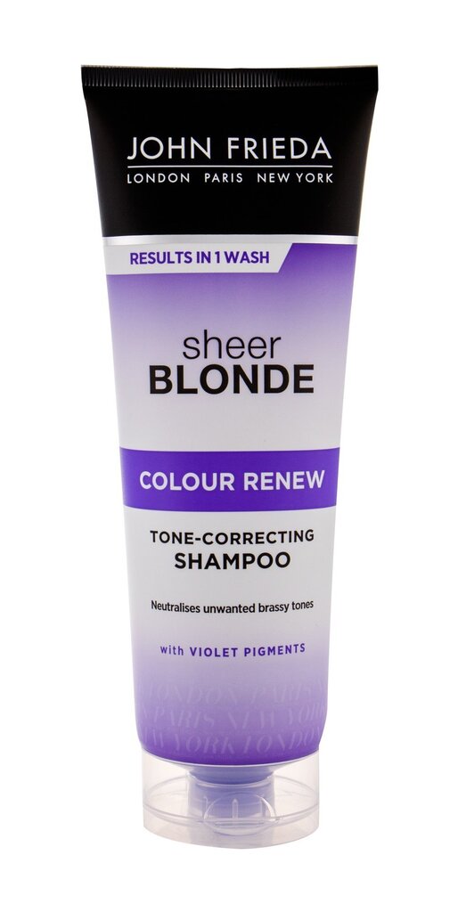 John Frieda Sheer Blonde Color Renew -shampoo, 250 ml hinta ja tiedot | Shampoot | hobbyhall.fi