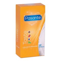 Kondomit Pasante Taste, 12 kpl. hinta ja tiedot | Kondomit | hobbyhall.fi