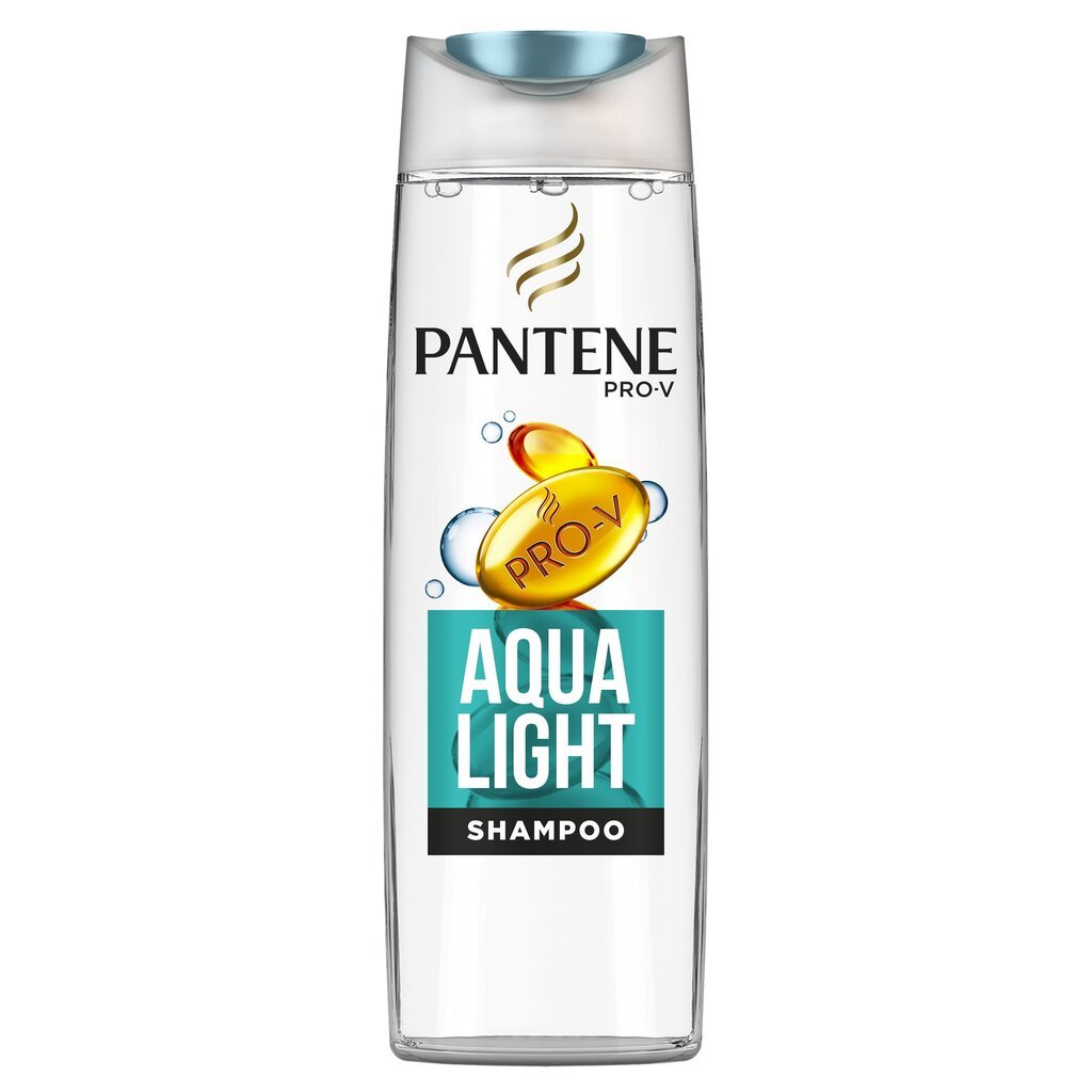 Shampoo rasvaisille hiuksille Pantene Fine Aqua Light 250 ml hinta ja tiedot | Shampoot | hobbyhall.fi