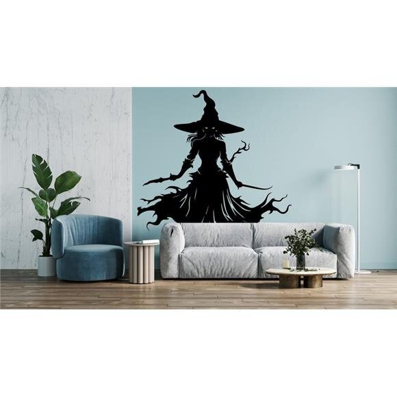 Tarra soturi noita Halloween ikkuna noitavainen ovi koriste - 160 x 160 cm hinta ja tiedot | Sisustustarrat | hobbyhall.fi