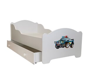 Lasten sänky ADRK Furniture Amadis 164, 80x160 cm, valkoinen hinta ja tiedot | Lastensängyt | hobbyhall.fi