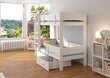 Kerrossänky Adrk Furniture Etiona 80x180 cm, ruskea/vaaleanpunainen hinta ja tiedot | Lastensängyt | hobbyhall.fi