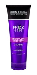 Korjaava shampoo vaurioituneille hiuksille John Frieda Frizz Ease Miraculous Recovery Repairing 250 ml hinta ja tiedot | Shampoot | hobbyhall.fi