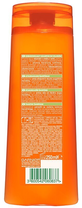 Shampoo vaurioituneille hiuksille GARNIER Fructis Goodbye Damage, 250 ml hinta ja tiedot | Shampoot | hobbyhall.fi