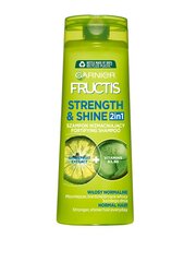 Shampoo normaaleille hiuksille Garnier Fructis Strenght And Shine, 400 ml hinta ja tiedot | Shampoot | hobbyhall.fi