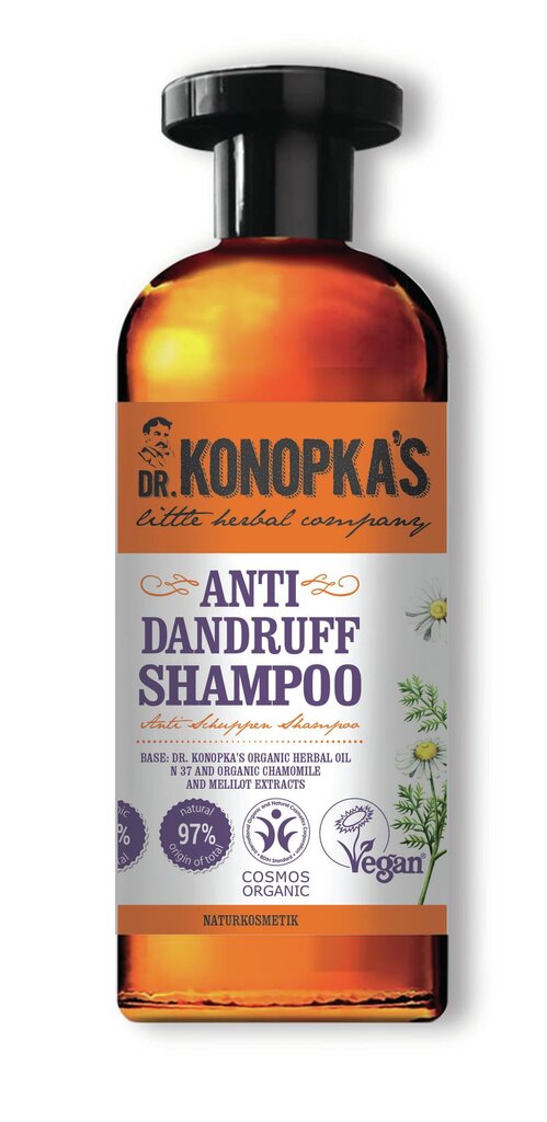 Hilseen vastainen shampoo. Konopka 500 ml hinta ja tiedot | Shampoot | hobbyhall.fi