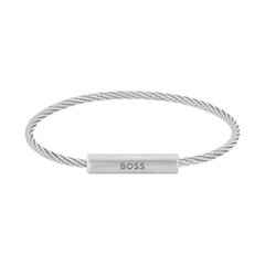 Hugo Boss Trendikäs teräsrannekoru Alek 1580387 sHB0080 hinta ja tiedot | Miesten korut | hobbyhall.fi