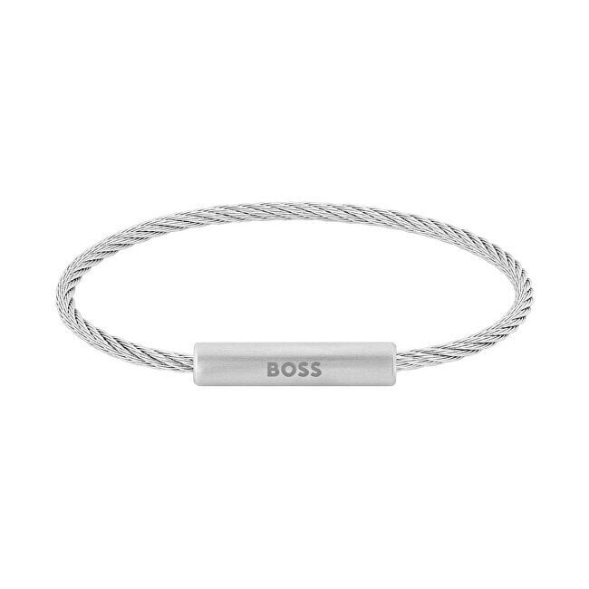 Hugo Boss Trendikäs teräsrannekoru Alek 1580387 sHB0080 hinta ja tiedot | Miesten korut | hobbyhall.fi