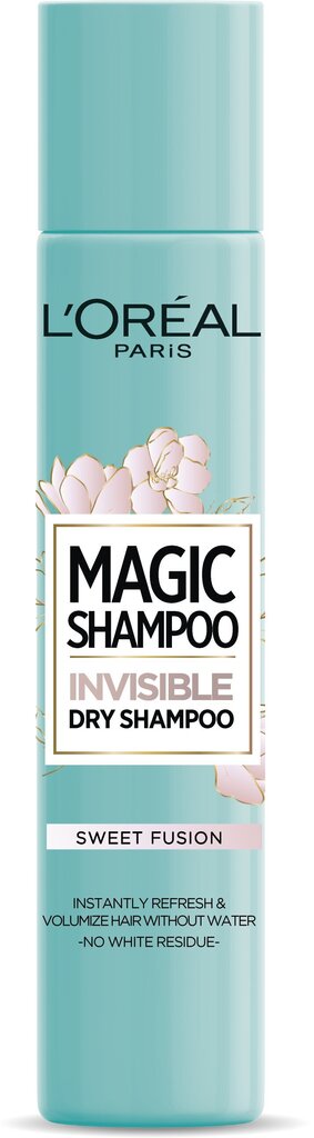 L'Oreal Paris Magic Dry Shampoo Sweet Fusion 200ml hinta ja tiedot | Shampoot | hobbyhall.fi