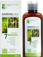 Shampoo 7 öljyn yhdistelmällä Elfa 200 ml hinta ja tiedot | Shampoot | hobbyhall.fi