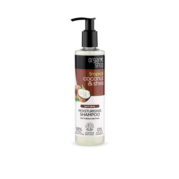 Organic Shop kosteuttava shampoo 280 ml hinta ja tiedot | Shampoot | hobbyhall.fi