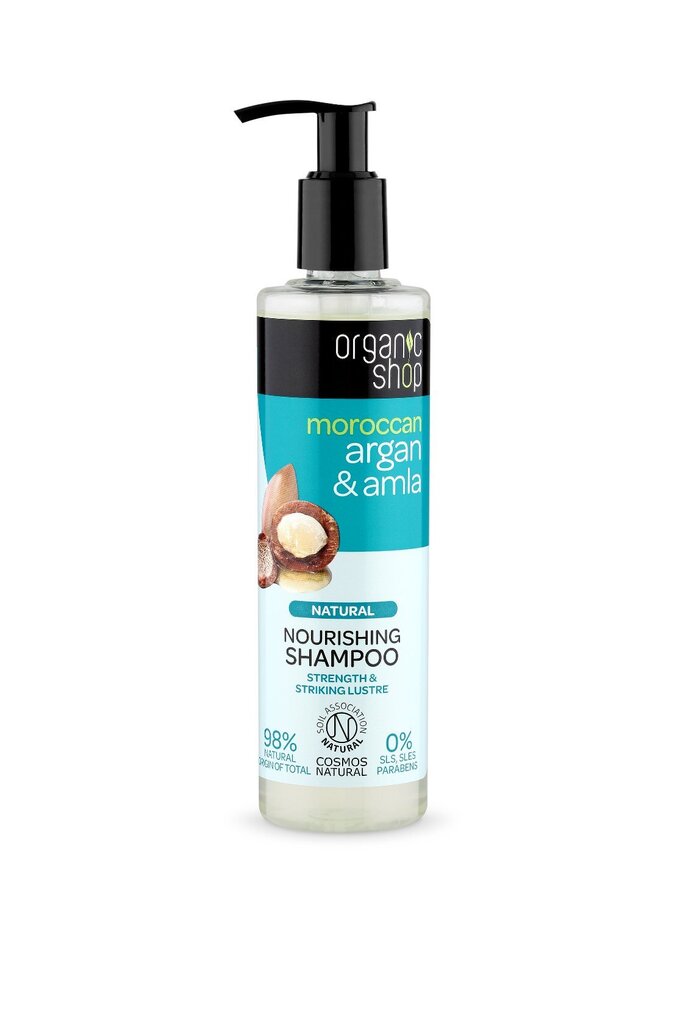 Organic Shop ravitseva shampoo 280 ml hinta ja tiedot | Shampoot | hobbyhall.fi