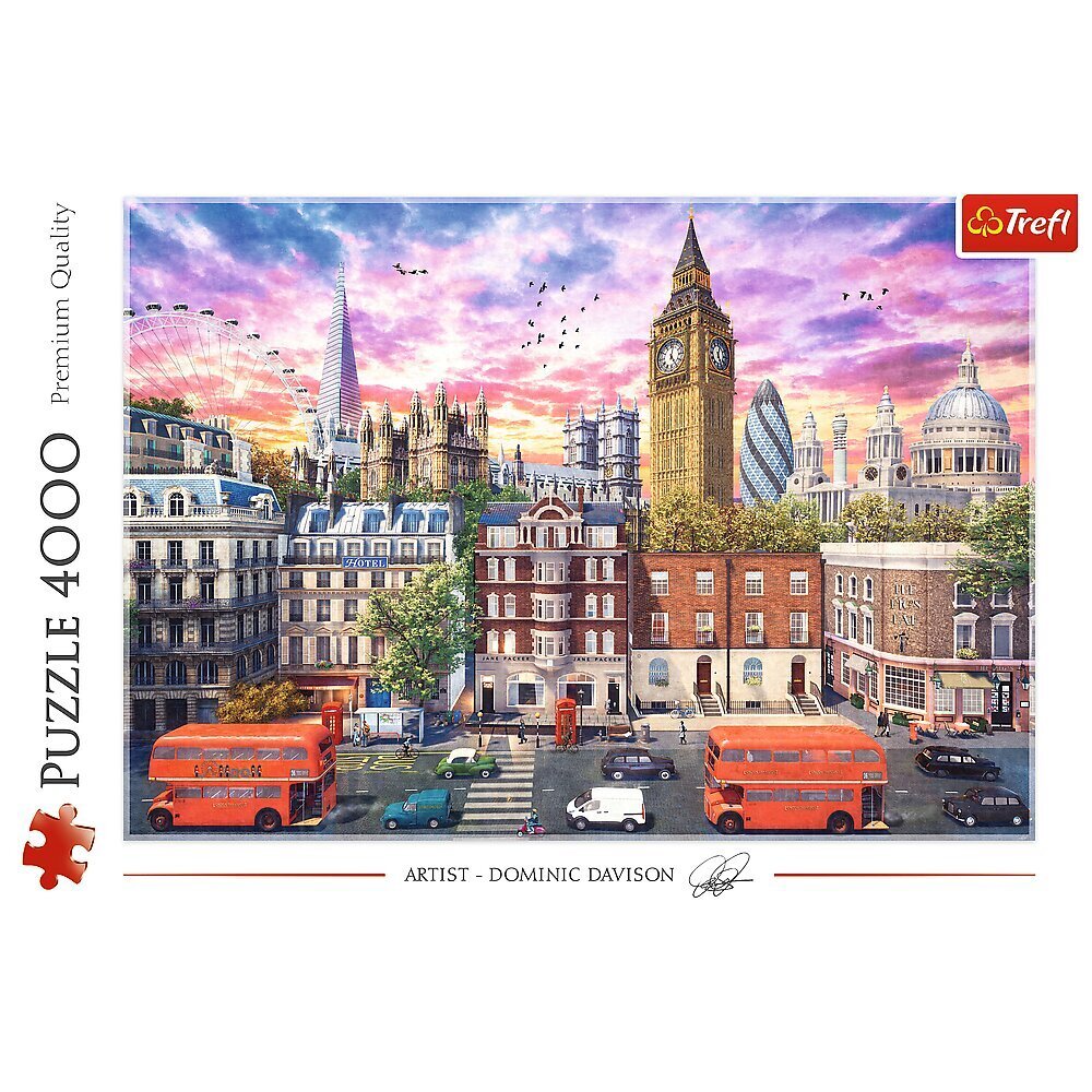 Puzzle Trefl London, 4000 palaa hinta ja tiedot | Palapelit | hobbyhall.fi