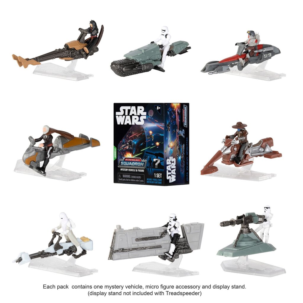 Ajoneuvo ja figuuri Star Wars Micro Galaxy, W3 hinta ja tiedot | Poikien lelut | hobbyhall.fi