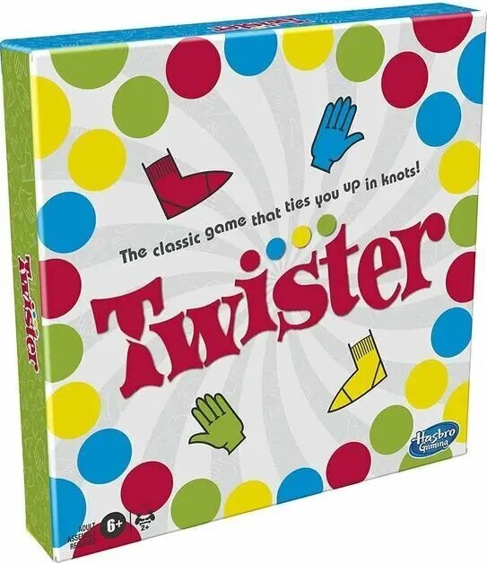 Hasbro Twister (englannin kielinen) (98831348) hinta ja tiedot | Lautapelit ja älypelit | hobbyhall.fi