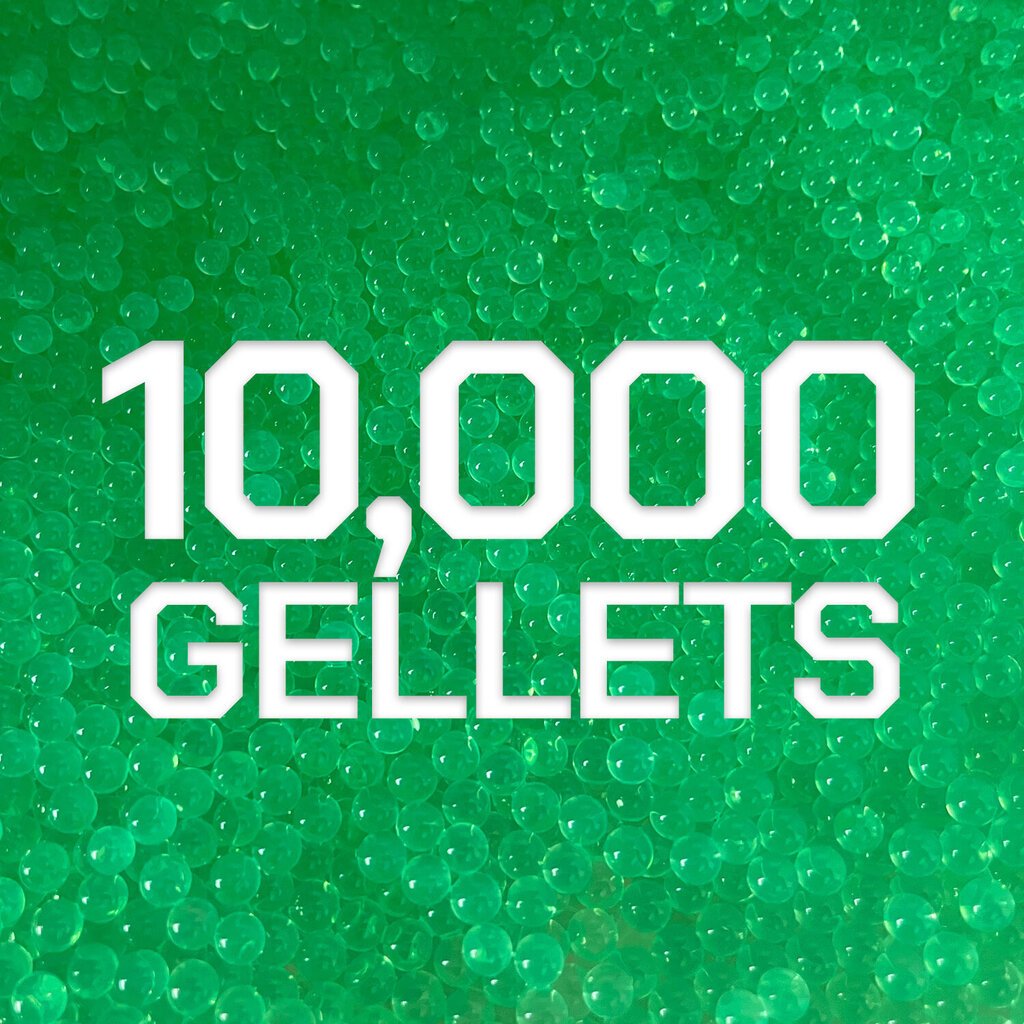 Geelipallot GelBlaster, vihreä, 10 000 kpl. hinta ja tiedot | Poikien lelut | hobbyhall.fi