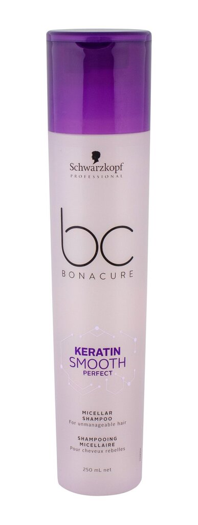 Schwarzkopf BC Bonacure Keratin Smooth Perfect shampoo 250 ml hinta ja tiedot | Shampoot | hobbyhall.fi