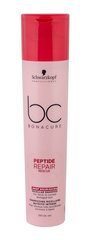 Shampoo vaurioituneille hiuksille Schwarzkopf Bonacure Peptide Thick Deep Nourishing Repair Rescue Shampoo 250 ml hinta ja tiedot | Shampoot | hobbyhall.fi