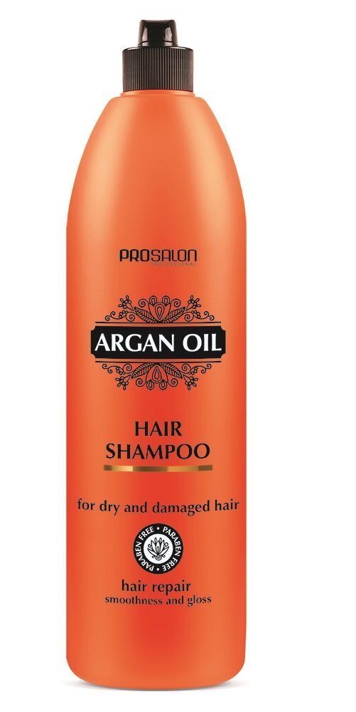 Arganöljyä sisältävä shampoo kuiville ja vaurioituneille hiuksille Chantal Prosalon Argan Oil Hair 1000 g hinta ja tiedot | Shampoot | hobbyhall.fi