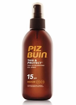 rusketusöljy piz buin spf15, 150 ml hinta ja tiedot | Aurinkovoiteet | hobbyhall.fi