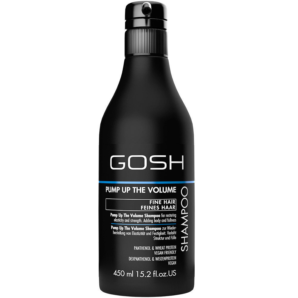 Shampoo GOSH Pump Up The Volume 450 ml hinta ja tiedot | Shampoot | hobbyhall.fi