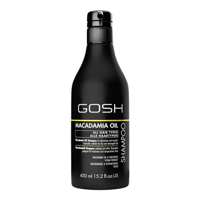 Shampoo GOSH Macademia 450 ml hinta ja tiedot | Shampoot | hobbyhall.fi