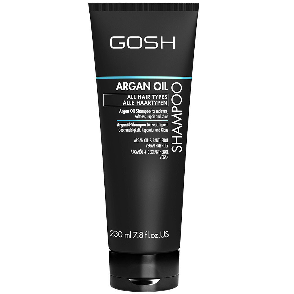 Shampoo GOSH Argan Oil 230 ml hinta ja tiedot | Shampoot | hobbyhall.fi