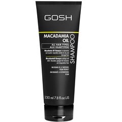 Shampoo GOSH Macadamia 230 ml hinta ja tiedot | Shampoot | hobbyhall.fi