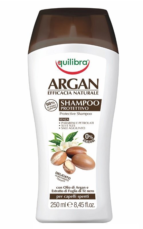 Equilibra Argan -suojaava shampoo, 250 ml hinta ja tiedot | Shampoot | hobbyhall.fi