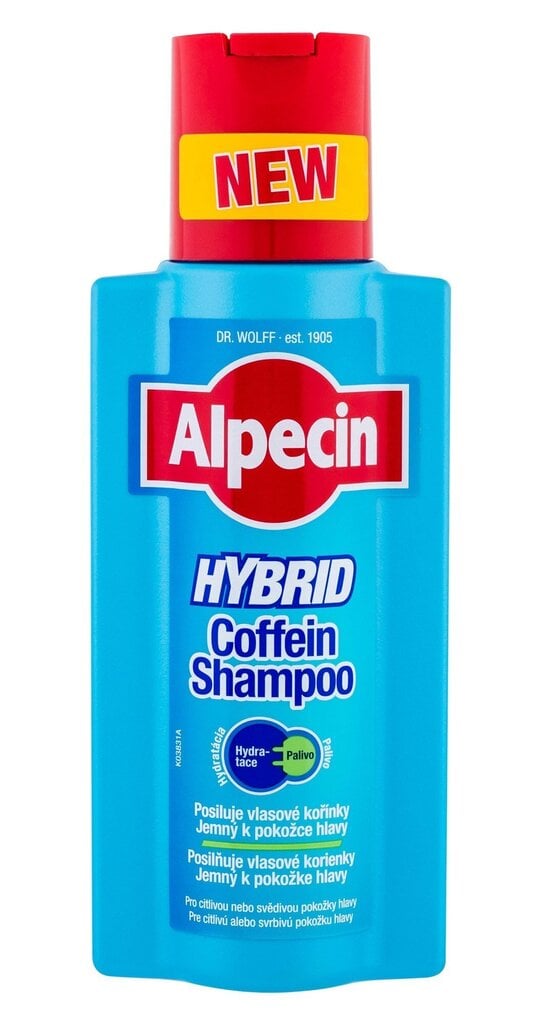 Alpecin Hybrid shampoo miehelle 250 ml hinta ja tiedot | Shampoot | hobbyhall.fi