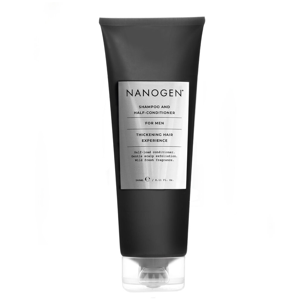 Tuuheuttava shampoo ja hoitoaine miehille Nanogen Shampoo & Half-Conditioner 240 ml hinta ja tiedot | Shampoot | hobbyhall.fi