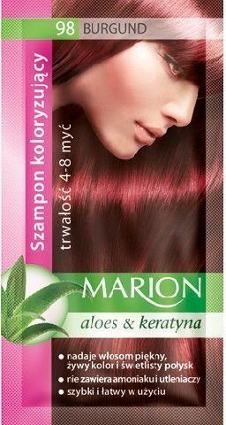 sävyttävä shampoo Marion 40 ml, 98 Burgundy hinta ja tiedot | Hiusvärit | hobbyhall.fi