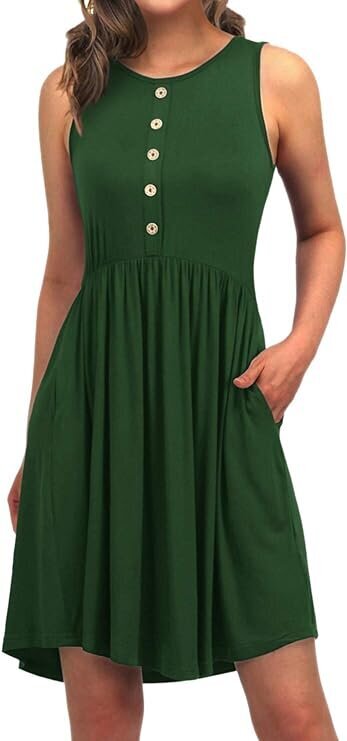 Easydwell naisten mekko, vihreä hinta ja tiedot | Mekot | hobbyhall.fi