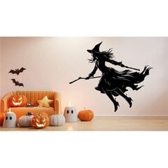 Tarra lentävä noita Halloween ikkuna noitamainen ovi koriste - 160 x 160 cm hinta ja tiedot | Sisustustarrat | hobbyhall.fi